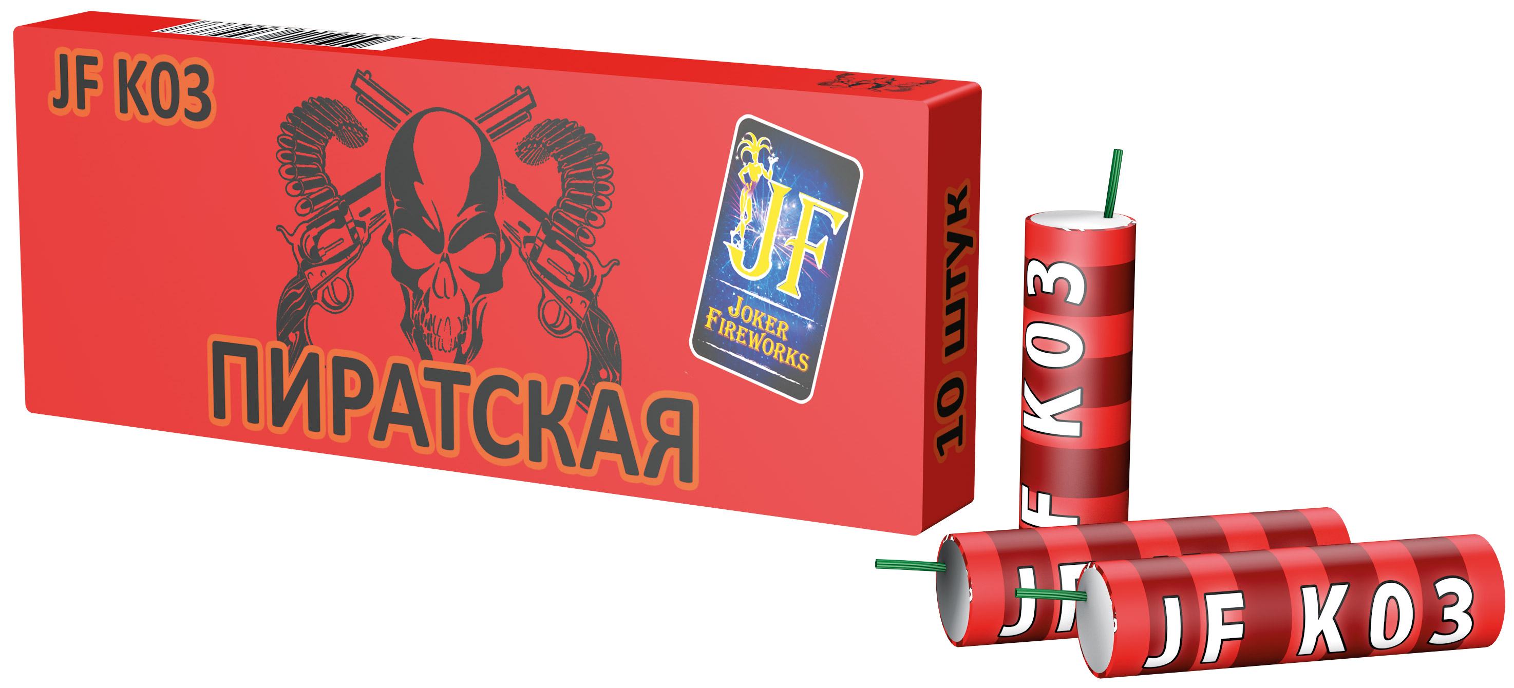 Петарда Пиратская (10 шт) JF K03