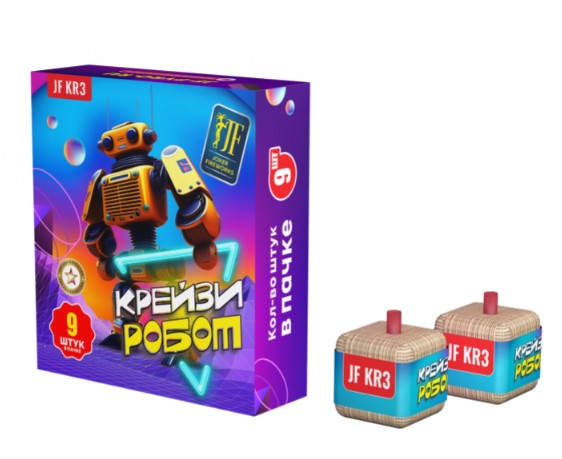Петарда Крейзи робот-3 (9 шт)