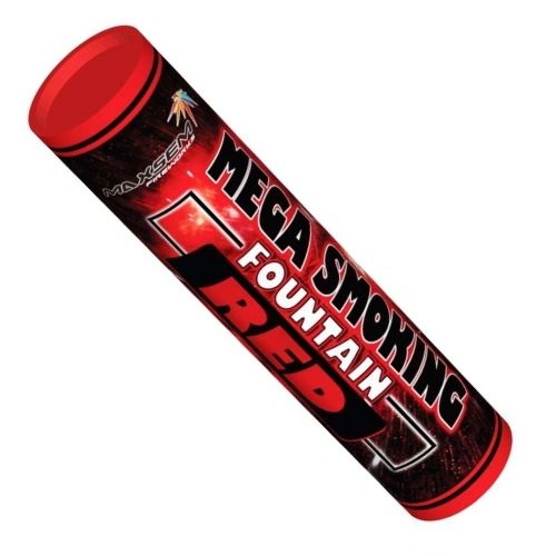 Дым красный двухсторонний Mega